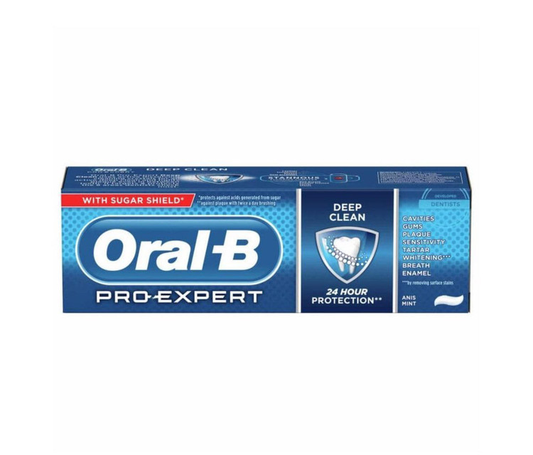 خمیردندان اورال بی سری Pro-Expert All Around Protection مدل Clean Mint حجم 75 میلی لیتر ا Oral-B