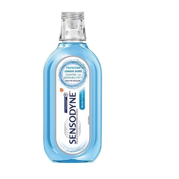 دهان شویه سنسوداین مدل Menthe Fraîche Protection حجم 500میلی لیتر