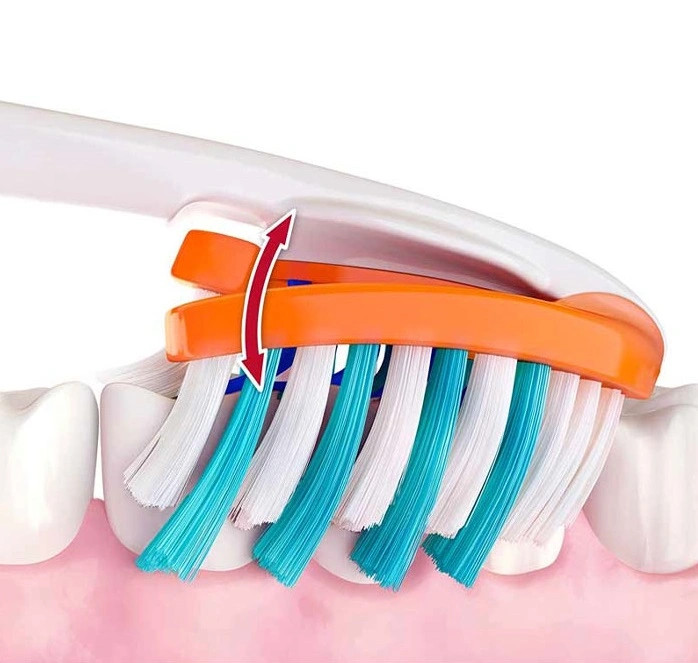 مسواک اورال-بی مدل Pro flex با برس متوسط دو عددی