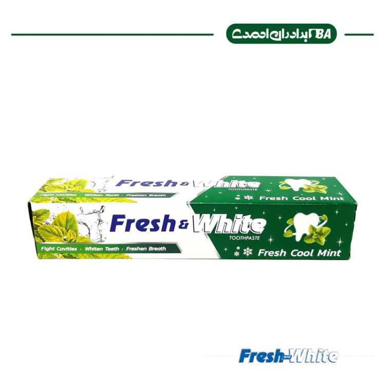 خمیر دندان فرش اند وایت ضد جرم (حاوی زایلیتول) با طعم نعناء یخی