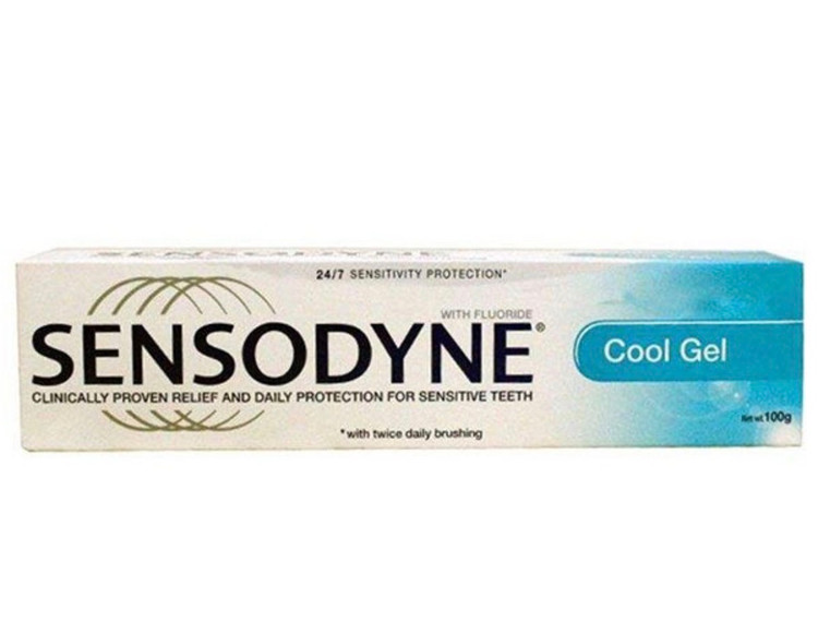 خمیر دندان سنسوداین مدل cool gel حجم 100 میلی لیتر